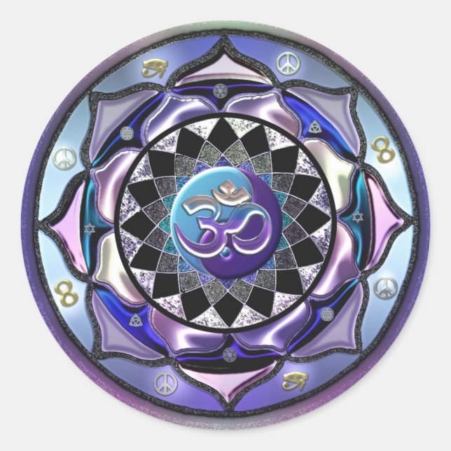 Sticker Rond Sois Cool ! Être le changement (Devant)