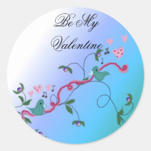 Sticker Rond Sois ma Saint Valentin