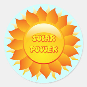 STICKER ROND SOLAIRE SOLAIRE