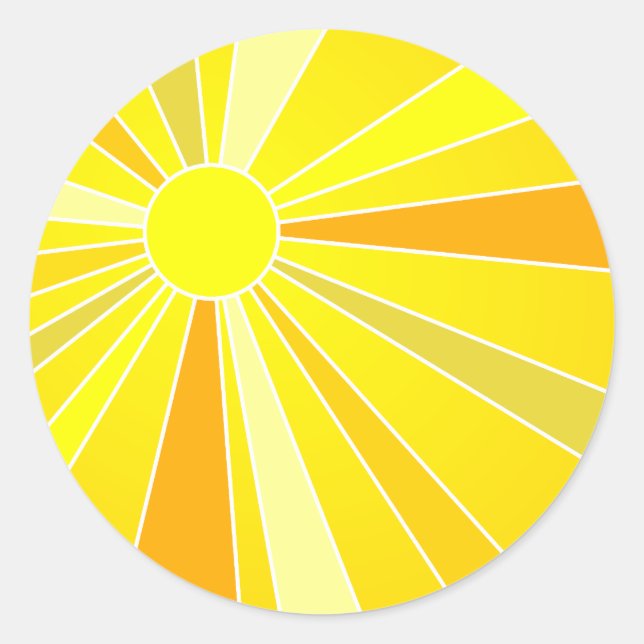 Sticker Rond Soleil (Devant)