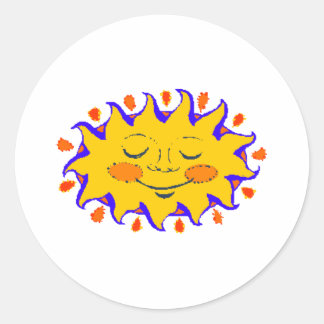 Sticker Rond Soleil