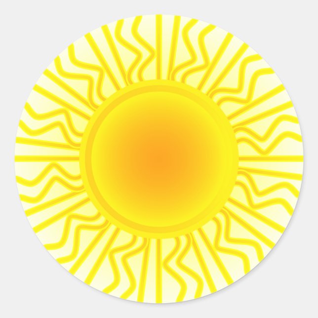 Sticker Rond Soleil (Devant)