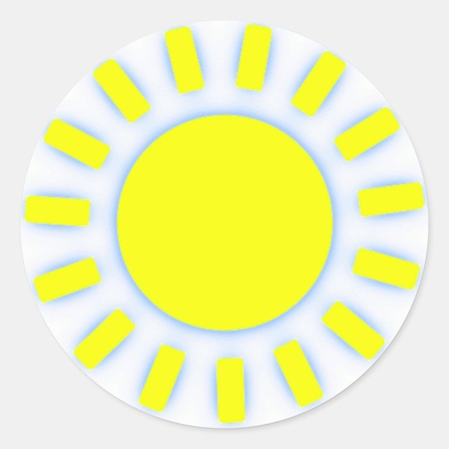 Sticker Rond Soleil (Devant)