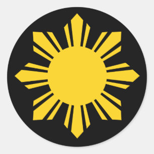 Sticker Rond Soleil philippin