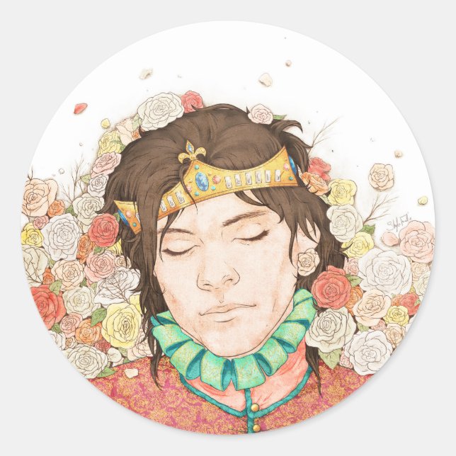 Sticker Rond Sommeil (Devant)