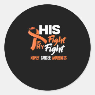 Sticker Rond Son Combat Est Mon Combat Conscience Du Cancer Du 