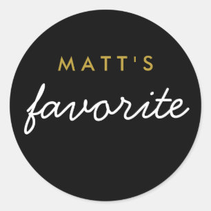 Sticker Rond "Son" Snack préféré