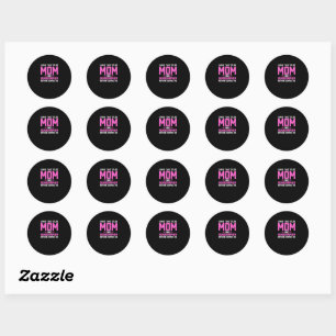 Sticker Rond Sonographe Sonographie Maman