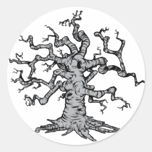 Sticker Rond Sophisto Zéro - Arbre