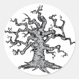 Sticker Rond Sophisto Zéro - Arbre