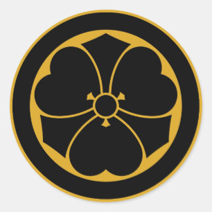 Sticker Rond Sorcière en bois avec épées en cercle 1