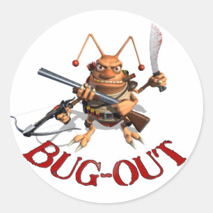 Sticker Rond Sortie de bogue