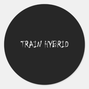 Sticker Rond Soulever Lourd Courir Loin Sport Hybride Fitness C