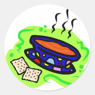 Sticker Rond Soupe