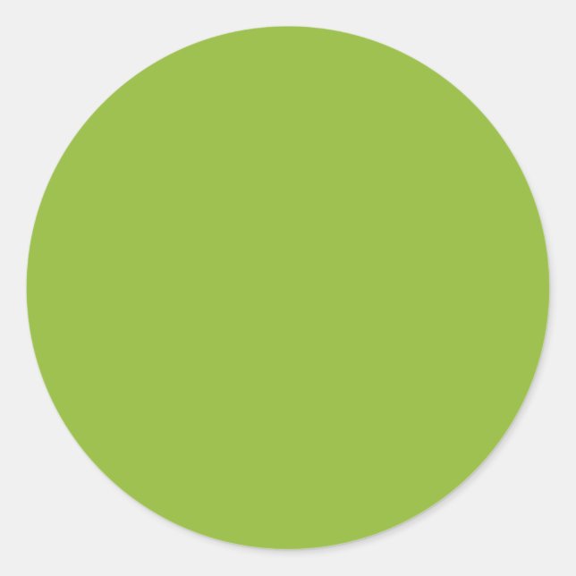 Sticker Rond Soupe de pois verte (Devant)