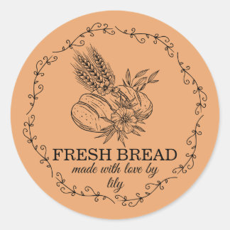 Sticker Rond Sourdough Bread Baking