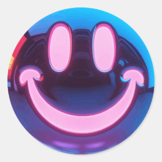 Sticker Rond sourire