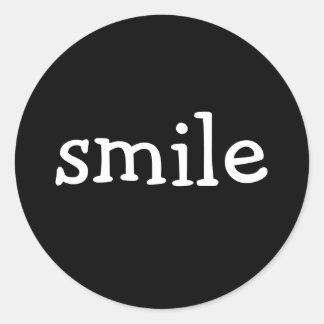 Sticker Rond sourire