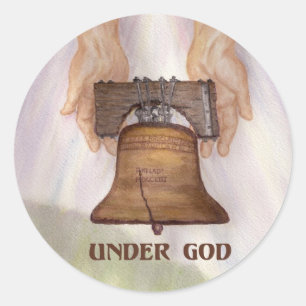 Sticker Rond Sous Dieu 1