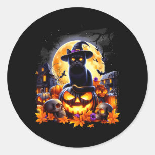 Sticker Rond Sous la lune
