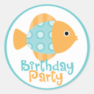 Sticker Rond Sous la mer