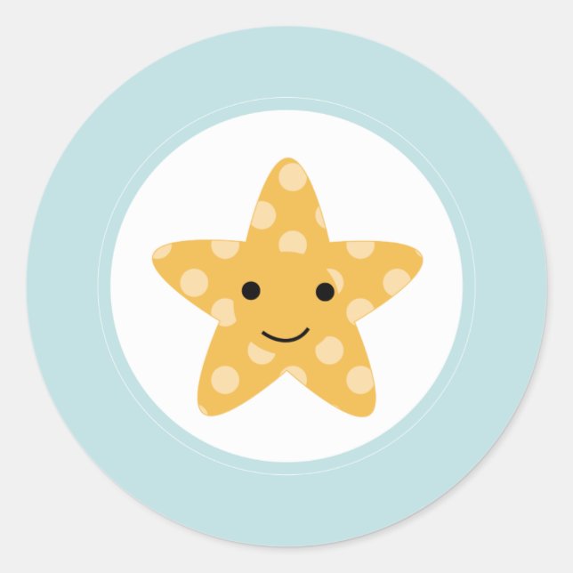 Sticker Rond {sous la mer} (Devant)