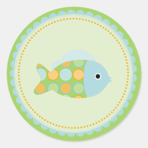 Sticker Rond {sous la mer}