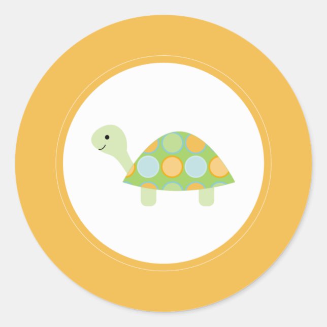 Sticker Rond {sous la mer} (Devant)