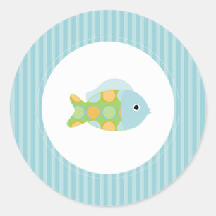 Sticker Rond {sous la mer}