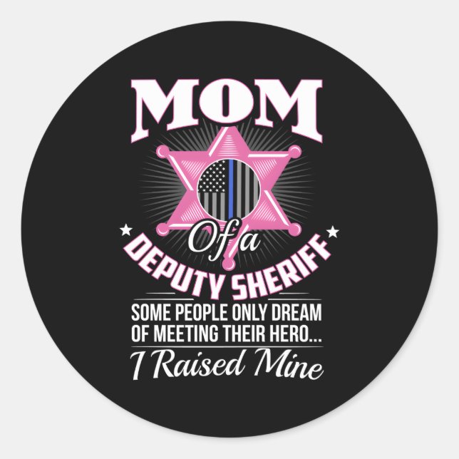 Sticker Rond Sous-mère Sous-mère Sous-mère (Devant)