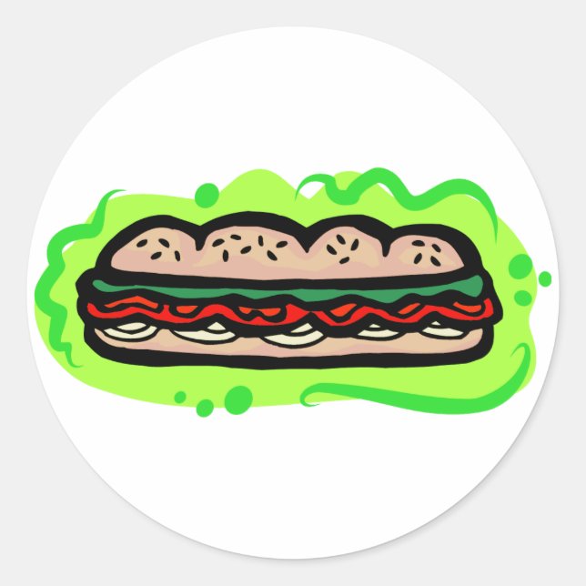Sticker Rond Sous-section (Devant)