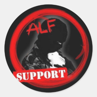 Sticker Rond Soutenez l'ALF !