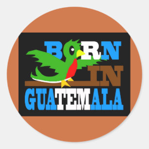 Sticker Rond Soutenu au Guatemala 2