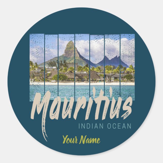 Sticker Rond Souvenir de l'Indian (Devant)