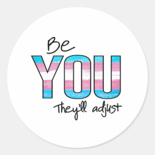 Sticker Rond Soyez vous ils s'adapteront