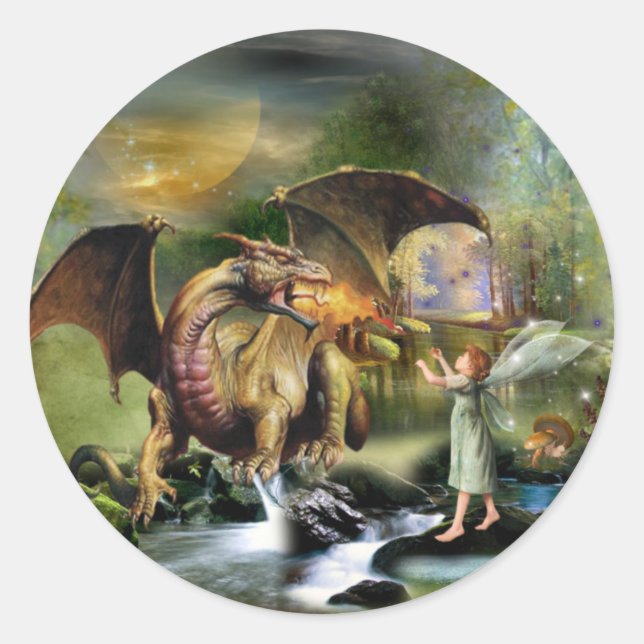 Sticker Rond Soyons amis (Devant)