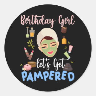 Sticker Rond Spa Anniversaire Fournitures Pour Filles Obtenons 