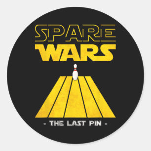 Sticker Rond Spare Wars Dernier Bowling Bowling Bowling Joueur