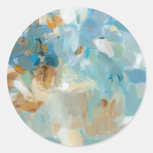 Sticker Rond Sparkle Beach