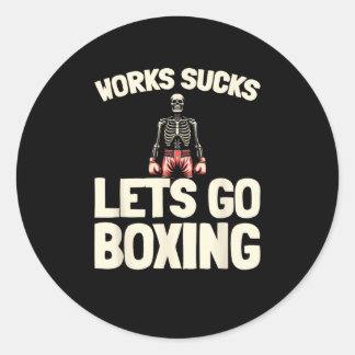Sticker Rond Sparring - Gants Boxer