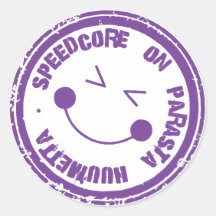 Speedcore sur parasta huumetta tarra/sticker