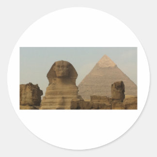 Sticker Rond Sphinx