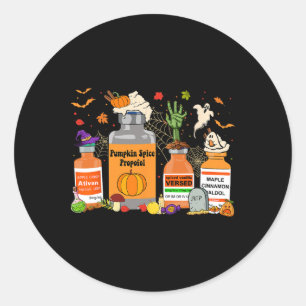 Sticker Rond Spice citrouille Propofol Ativan Versed Haldol Hal