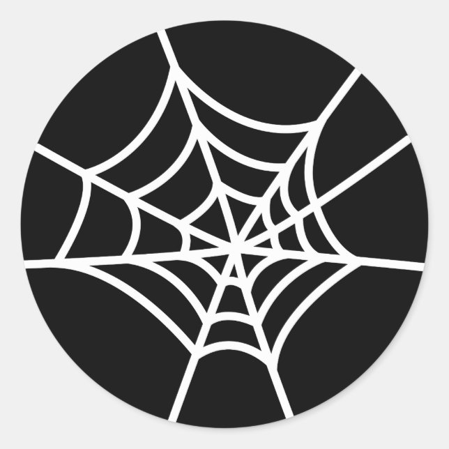Sticker Rond Spider Web (Devant)
