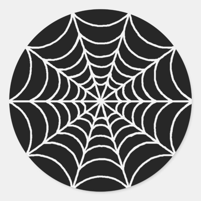 Sticker Rond Spider Web (Devant)