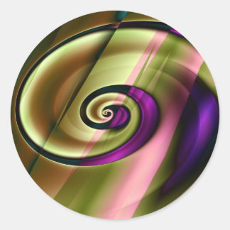 Sticker Rond Spirale 3