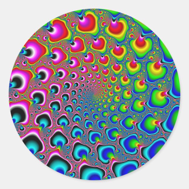 Sticker Rond Spirale inverse (Devant)