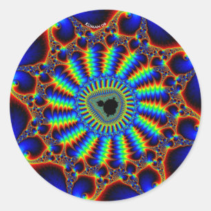 Sticker Rond spirale-mandel