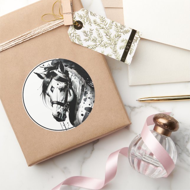 Sticker Rond Spirit Pony 10 (Cadeaux)