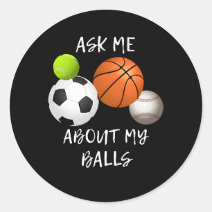 Sticker Rond Sports